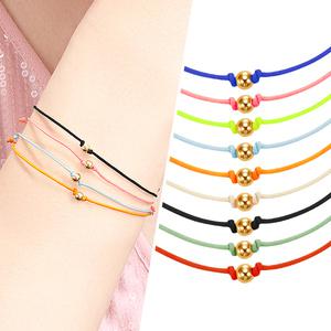 [골드피아] 14K 3mm 골든볼 실 팔찌 1개