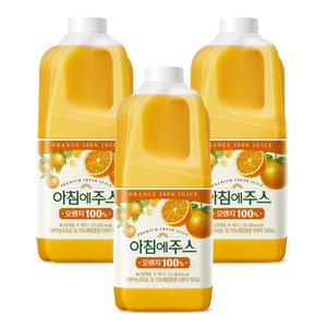 서울우유 아침에주스 오렌지 1.8Lx3개