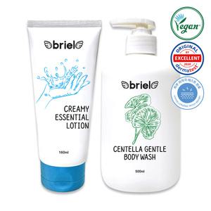 o브리엘 크리미 에센셜 로션 160ml+병풀 젠틀 바디워시 500ml
