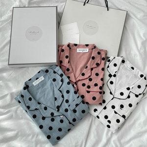 (긴팔) 코튼 캔디 파자마 긴팔 잠옷 홈웨어