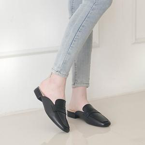 올리 달튼 스퀘어 쿠션 통굽 뮬 블로퍼 2.5cm