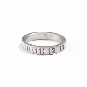 25SS 메종 마르지엘라 로고 반지 실버 SI8UQ0001 SV0129 951