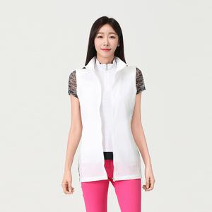 [엘르골프] 여성 세로 절개 포인트 우븐 조끼_6G41451