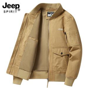 JEEP SPIRIT 남성용 봄가을 캐주얼 재킷 방풍점퍼