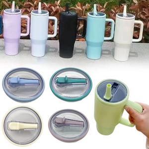 스탠리 ？처 텀블러 호환 밀폐 뚜껑 9컬러 40oz 1.18L 빨대 + 뚜껑 세트