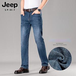 JEEP SPIRIT 남성 청바지 스트레이트 슬림핏 일자 테이퍼드 스판 여름 바지