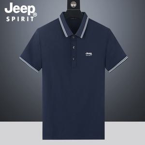 Jeepspirit 남성 봄 여름 카라넥 기능성 반팔티/단체티/골프복/상의/티셔츠