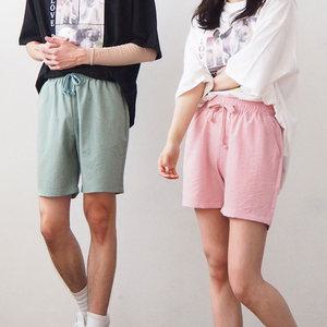 남자 여자 린넨 마스판 4부 5부 여름 반바지 M~2XL