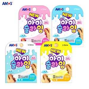 아이슬라임 70g 옐로우/클리어/핑크/하늘 택1