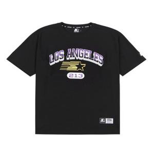 [스타터 블랙라벨] 바스켓볼 그래픽 반소매 (블랙) SA242ISS11_BLK