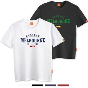 엘라모 멜버른 반팔 티셔츠 남녀공용 빅사이즈 S~4XL