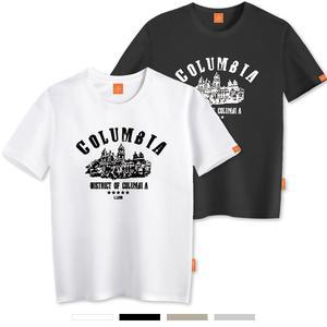 엘라모 컬럼비아 반팔 티셔츠 남녀공용 빅사이즈 S~4XL