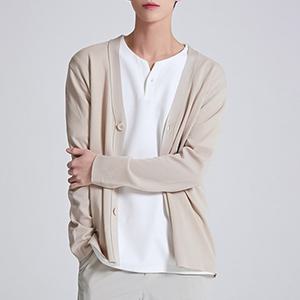 [스파오] [COOLTECH] 밀라노 조직 가디건 (SPCKC24M03-T)