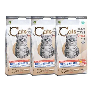 캐츠랑 전연령 비타플러스, 5kg, 3개