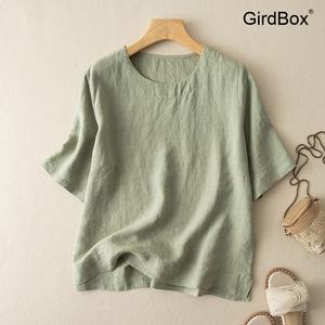 생활한복 여름철릭원피스 GirdBox 린넨면 개량한복 허리치마