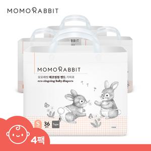 [모모래빗] 에코씽씽 밴드 기저귀 4팩