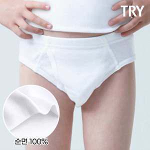 TRY 남아동 순면100 삼각팬티 3매