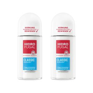 2개 Hidrofugal 하이드로퓨갈 데오드란트 롤온 50ml