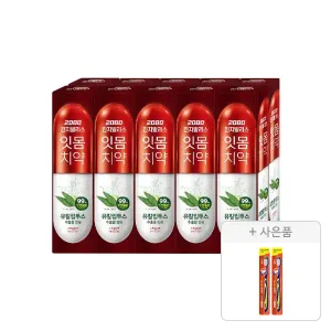 2080 진지발리스 유칼립투스 스트롱민트향 치약 150g, 10입, 1개+증정(토탈케어 칫솔,