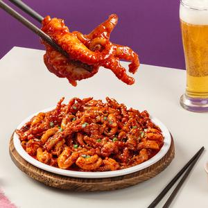홍대쭈닭발 180g 6팩 수제양념 쭈꾸미닭발 볶음 & 우동사리 1개 추가 (6월19일 단하루