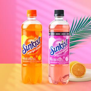 [본사직영] 썬키스트 소다 600ml 12입 택1 / 오렌지 제로 자두자몽