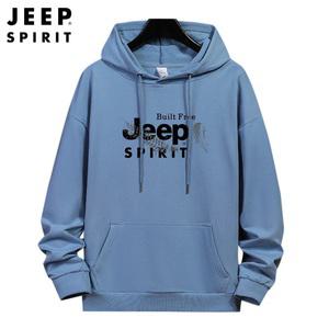JEEP 남성용 캐주얼 후드티 빅사이즈 패션 후드티 맨투맨