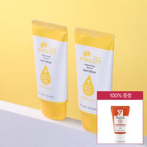[원쁠딜] 메이아일랜드 히알루 B5 선크림 70ml+70ml