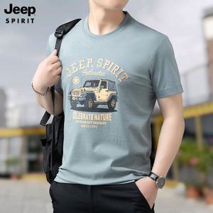 JEEP 지프 여름 신상품 남자 오버핏 프린팅 반팔 티셔츠/단체티/반티/빅사이즈/라운드