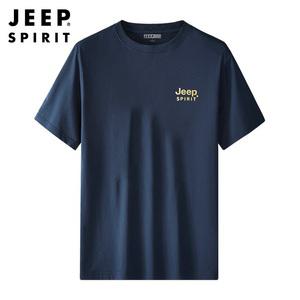JEEP 지프 여름 남성 반팔티/통기성/아웃도어/티셔츠/라운드/단체티/면/베이직/편안한