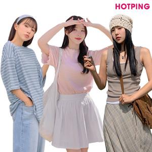[핫핑] 44~110/여름 신상&베스트/긴팔/반팔/민소매/나시/루즈핏/오버핏/프린팅/레터링