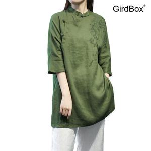 여름철릭원피스 GirdBox 생활한복 개량한복 면소재 데일리 원피스