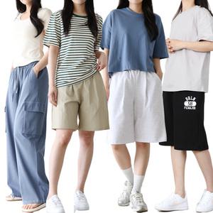 사 은 품 증 정 여자 트레이닝 반바지 5부 7부 쿨스판 버뮤다 빅사이즈 4XL 조거 카고