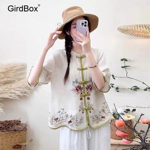 여름철릭원피스 GirdBox 생활한복 개량한복 면 린넨 시스루 허리치마