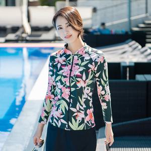 조이마담S7020 플라워 래쉬가드 상의 50대60대중년여성 빅사이즈수영복