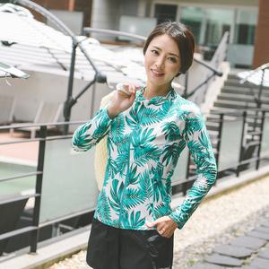 조이마담S7042 하와이 래쉬가드 상의 50대60대중년여성 빅사이즈수영복