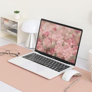 넓은 깔끔 가죽 와이드 대형 데스크 패드 매트 7color 책상 PC 정리