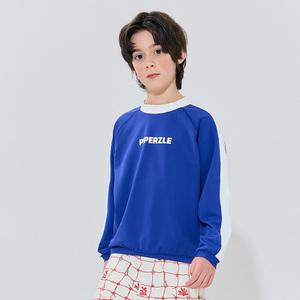 [스윔]야자수래쉬가드상의(블루)