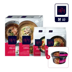 [더미식] 비빔면 8개+메밀소바 1각+오징어라면컵1개set 외