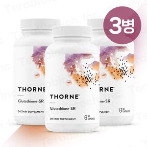 [공식인증점] Thorne 쏜리서치 Glutathione-SR 글루타치온 60캡슐 3병