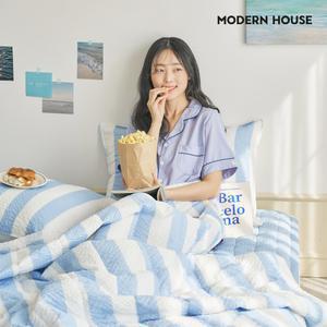 [모던하우스] 여름 쿨링 침구 베스트 모음전 (얇은솜이불/시어서커 이불/패드/베개