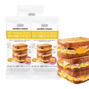 [최종 26,900] 베키아에누보 갈릭 스크램블 토스트 샌드위치 396g x 3팩 (총 9개)