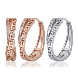 14K p.Brass 메탈 원터치 링 귀걸이 EA0016_A