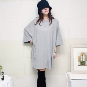 (국산면원단/국내자체생산) ON3001 사계절 4XL 반팔 원피스 20대30대여성의류