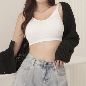 [4개 세트] 골지 브라렛 4p 노와이어 이너웨어 브라탑 스포츠브라