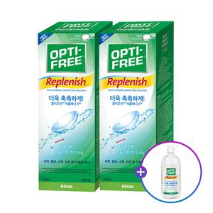 [알콘] 옵티프리 렌즈세척액 리플레니시 420mlx2개_리플레니시420ml 추가