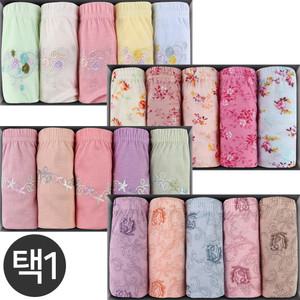 (30%즉시할인) 에셀 맥시 택1 (5매입) 여성팬티 면팬티