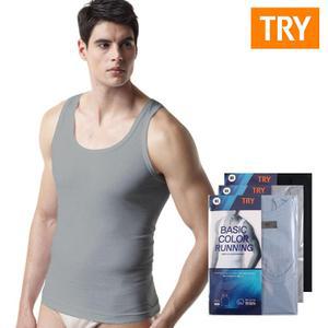 (30%즉시할인) TRY 컬러런닝 (3매입) 남자런닝 남성속옷