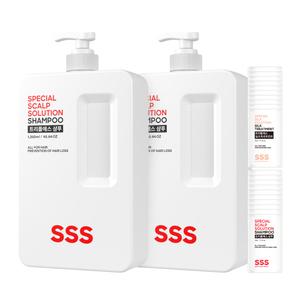 트리플에스 약산성 탈모샴푸, 1350ml, 2개 + 트리플에스 파우치, 5ml, 20개