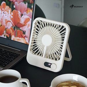 머레이 스퀘어 미니 탁상용 휴대용 선풍기 / BLDC 저소음모터 / 3,000mAh 대용량배터리