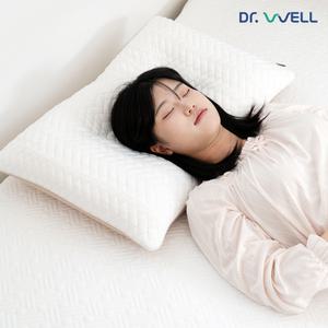 [닥터웰] 바른 듀라론100% 에어메쉬 냉감 높낮이조절 경추베개